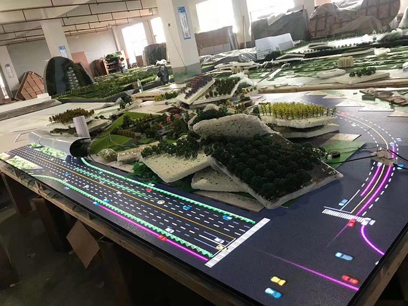 長(zhǎng)沙市蘭亭樾沙盤模型屏室內(nèi)P3